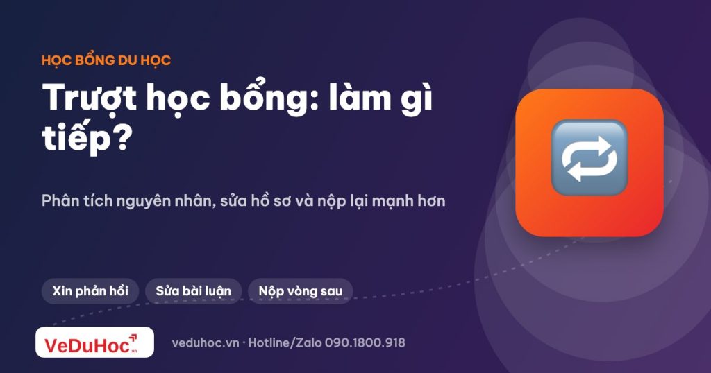 Bị từ chối học bổng: phân tích nguyên nhân và chuẩn bị cho vòng sau