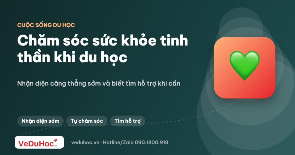 Chăm sóc sức khỏe tinh thần khi du học xa nhà