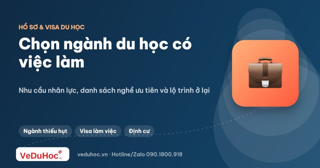 Chọn ngành du học có cơ hội việc làm và định cư