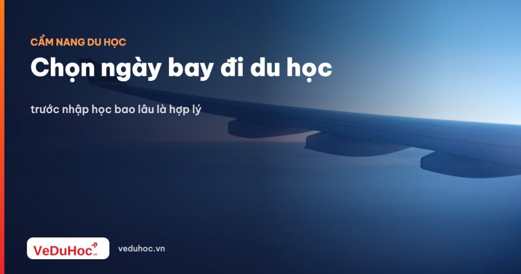 Choose a flight date to study abroad: How long before admission is reasonable?