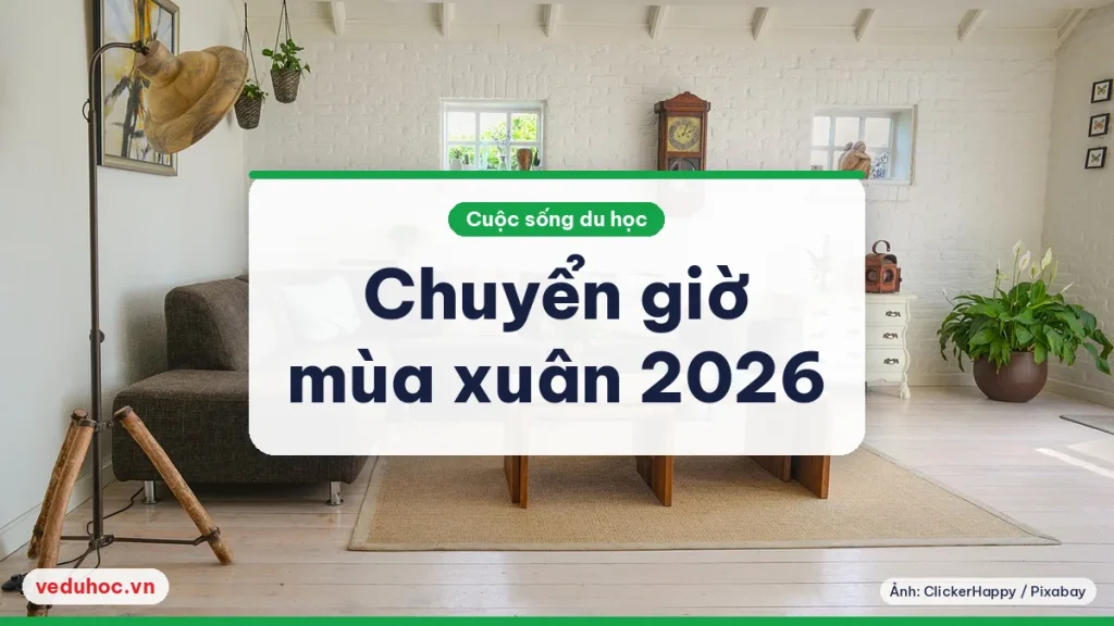 Ảnh minh hoạ chủ đề chuyển giờ mùa xuân 2026