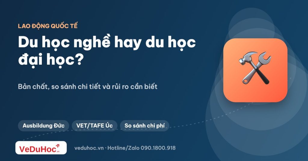 Du học nghề là gì? So sánh du học nghề và du học đại học