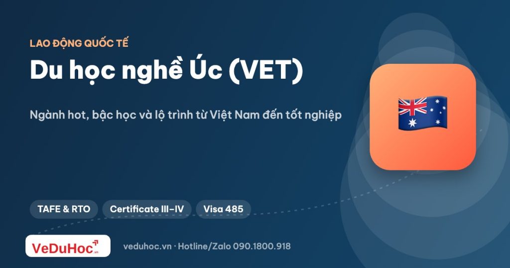 Du học nghề Úc (VET): ngành hot và lộ trình