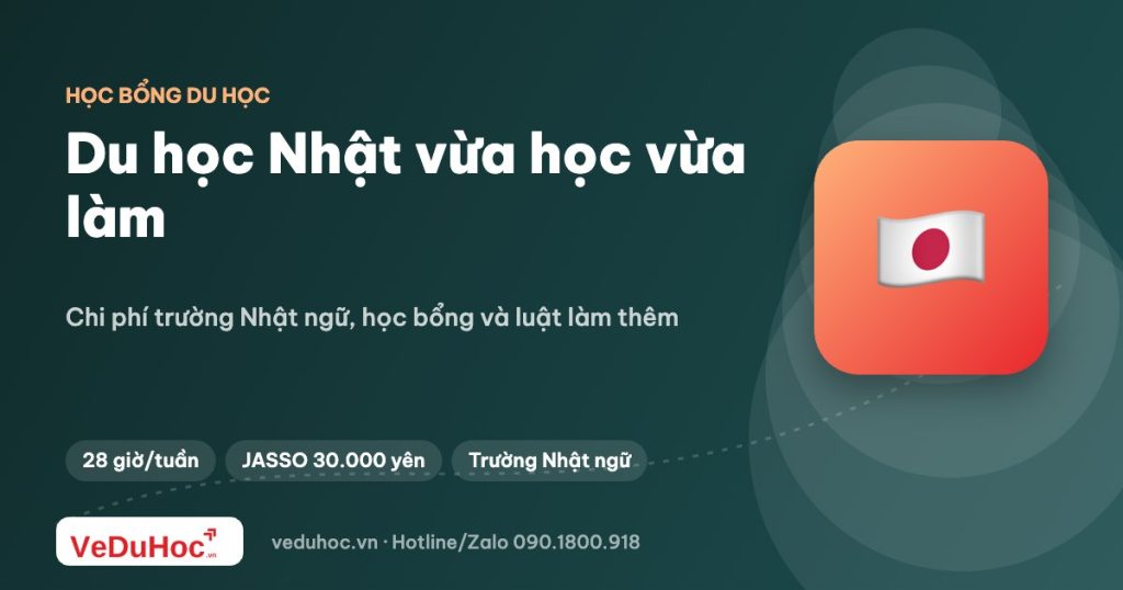 Du học Nhật vừa học vừa làm: học bổng trường Nhật ngữ và chi phí
