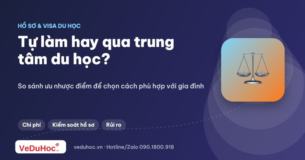 Du học tự túc hay qua trung tâm tư vấn: ưu nhược điểm