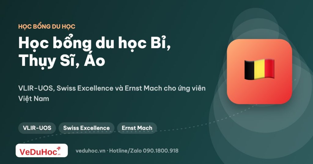 Học bổng du học Bỉ, Thụy Sĩ, Áo: những điểm đến ít cạnh tranh