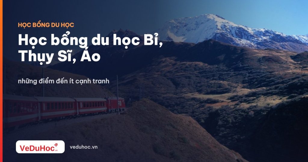 Scholarships to study abroad in Belgium, Switzerland, Austria: less competitive destinations