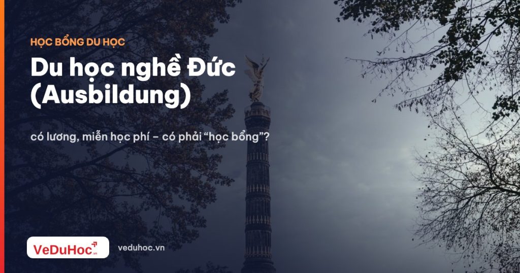 Vocational study abroad in Germany (Ausbildung): salary, free tuition - is it a "scholarship"?