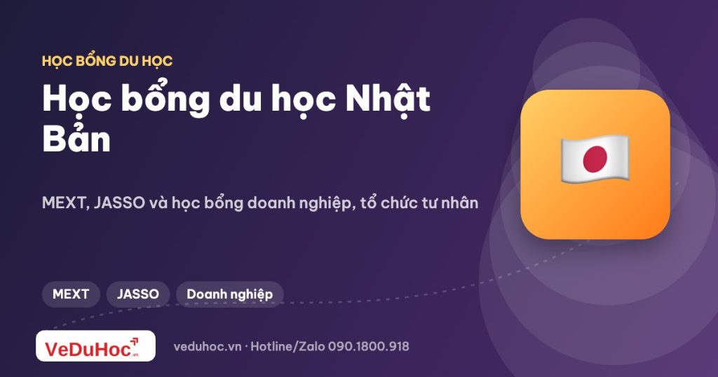 Học bổng du học Nhật Bản: MEXT, JASSO và học bổng doanh nghiệp