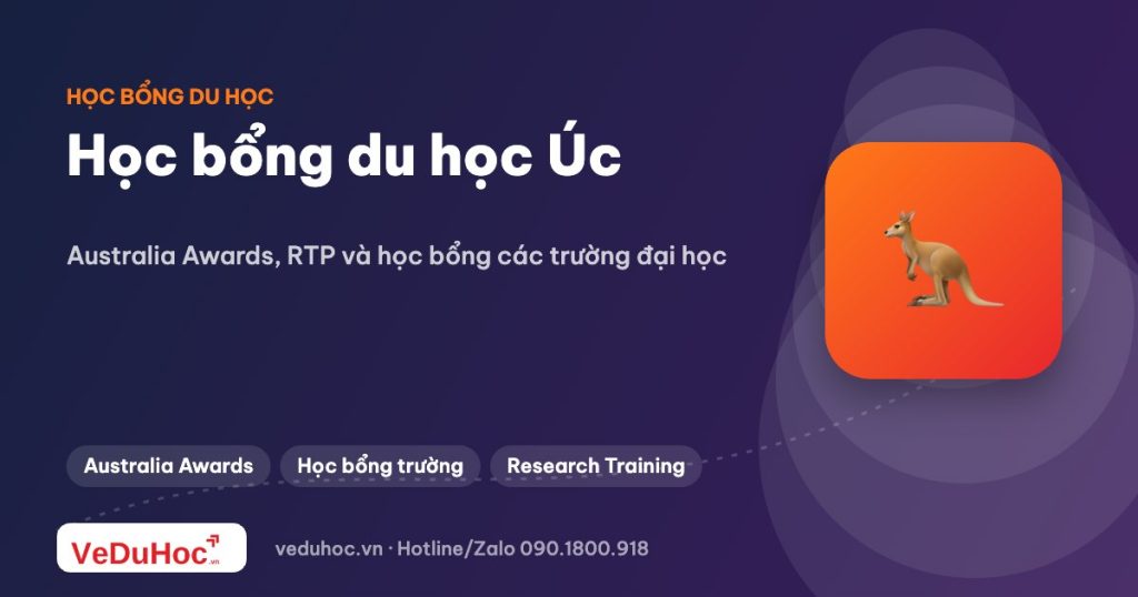 Học bổng du học Úc: Australia Awards và học bổng các trường đại học