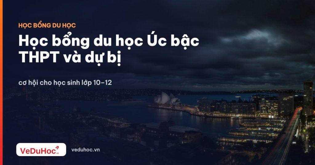 Scholarships to study in Australia at high school and preparatory levels: opportunities for students in grades 10–12