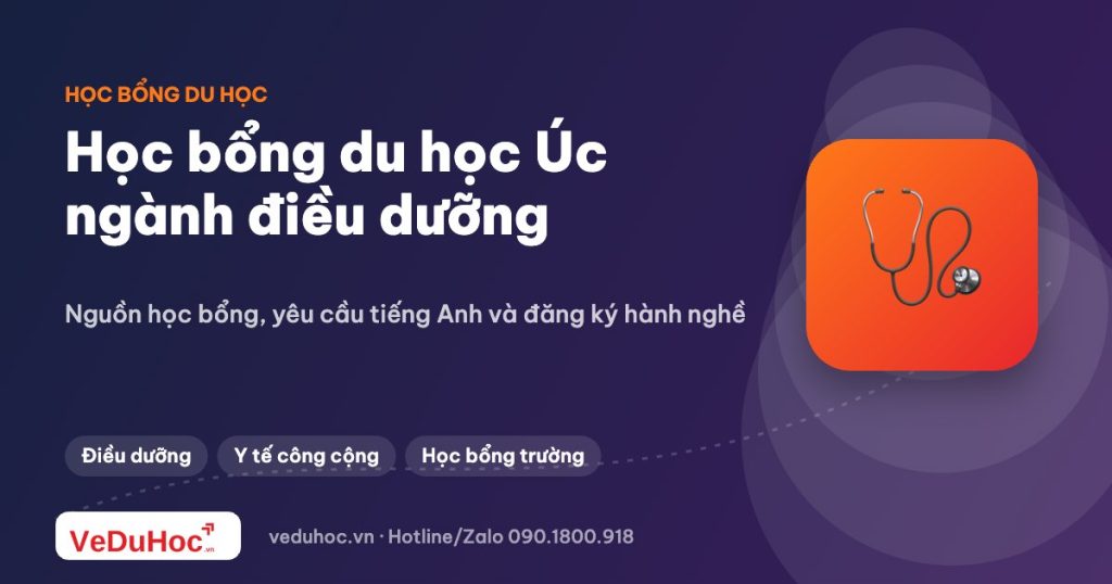 Học bổng du học Úc ngành điều dưỡng, y tế: cơ hội và yêu cầu