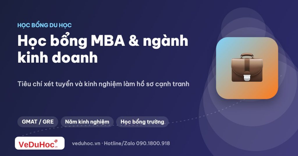 Học bổng ngành kinh doanh, kinh tế, MBA: tiêu chí và kinh nghiệm
