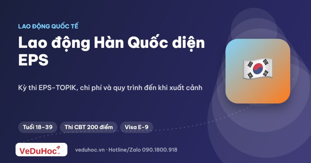 Lao động Hàn Quốc diện EPS: kỳ thi tiếng Hàn và quy trình