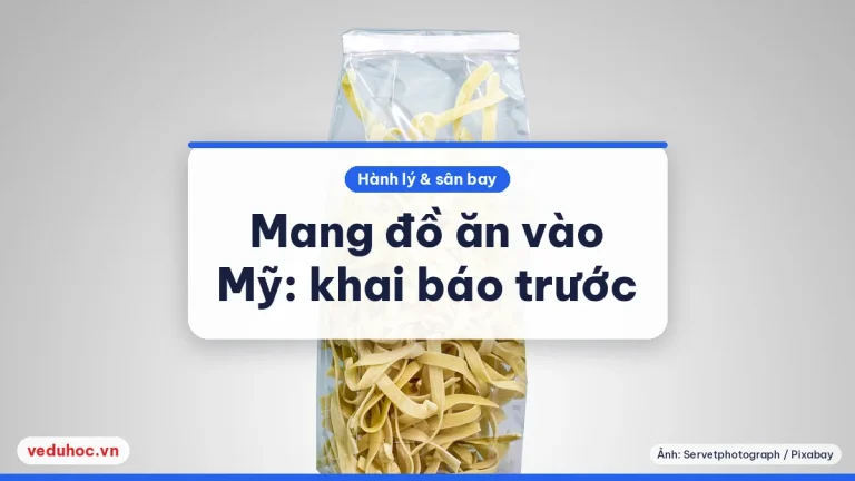 Mang đồ ăn từ Việt Nam vào Mỹ: phải khai báo, tránh thịt lợn