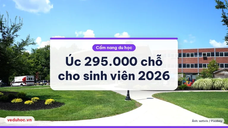 Úc nâng mức trần sinh viên quốc tế 2026 lên 295.000: ai bị ảnh hưởng