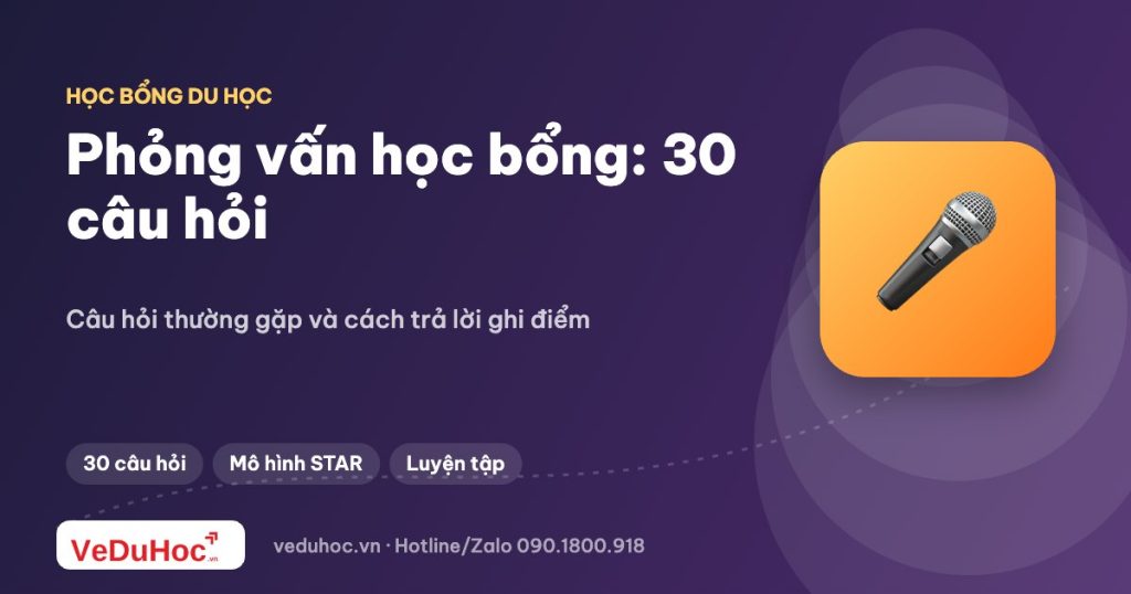 Phỏng vấn học bổng: 30 câu hỏi thường gặp và cách trả lời ghi điểm
