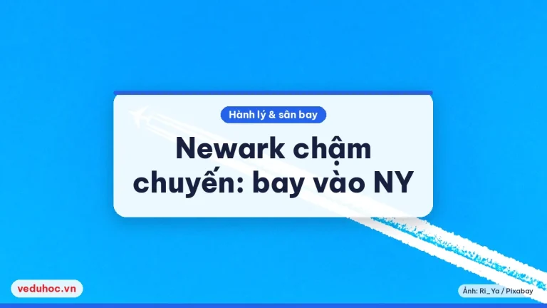 Newark giảm chuyến, chậm trễ 5/2025: du học sinh bay vào vùng New York