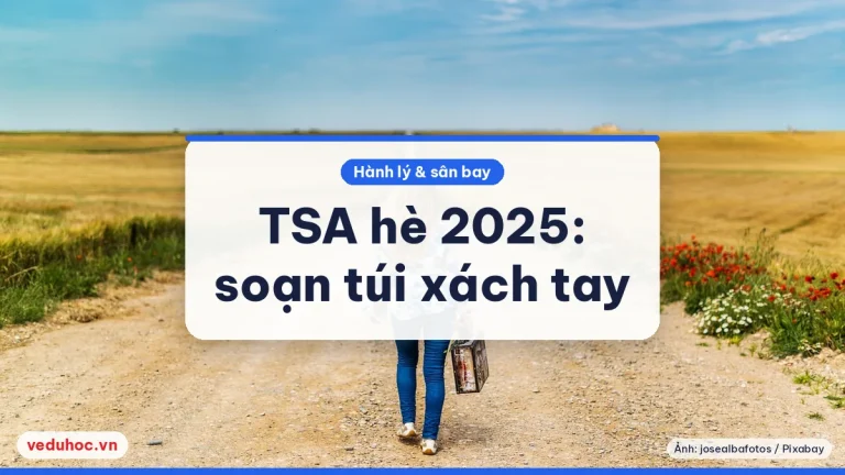 TSA có ngày vượt 3 triệu khách hè 2025: soạn túi xách tay thế nào