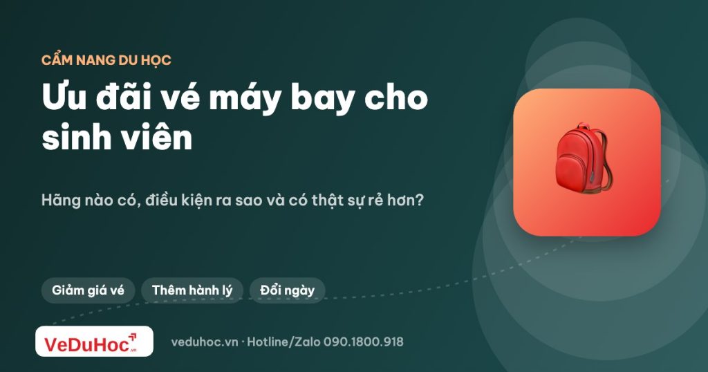 Ưu đãi vé máy bay cho sinh viên: hãng nào có, điều kiện ra sao