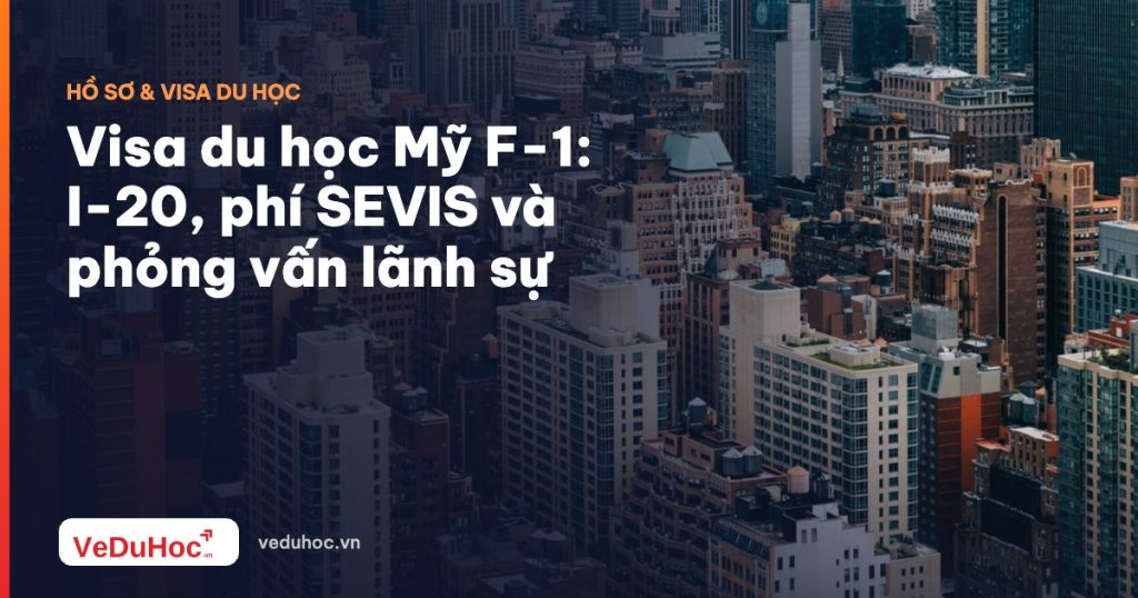 F-1 US student visa: I-20, SEVIS fee and consular interview